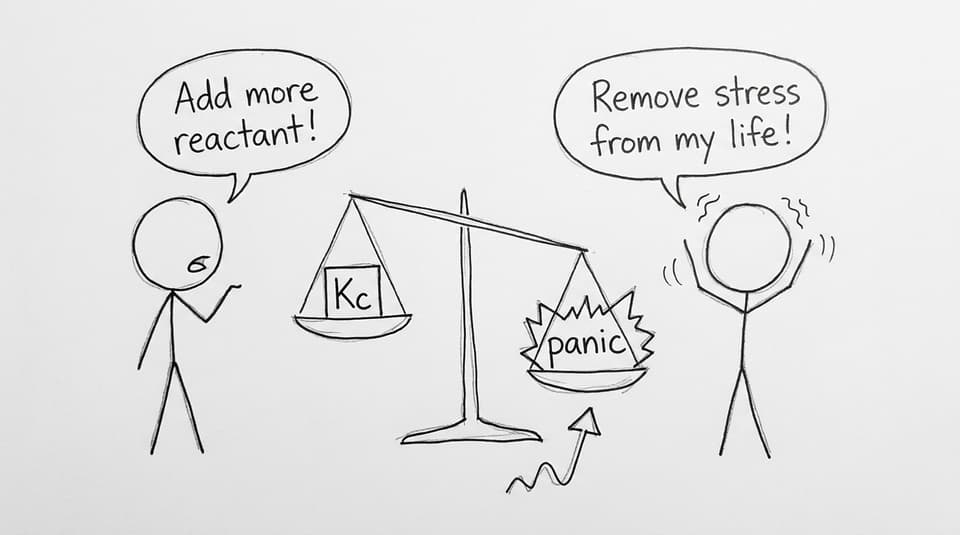 Le Chatelier vs stress joke