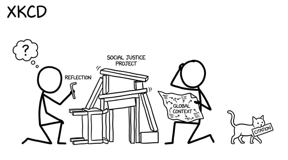 IKEA-style social justice project build with 'reflection' Allen key