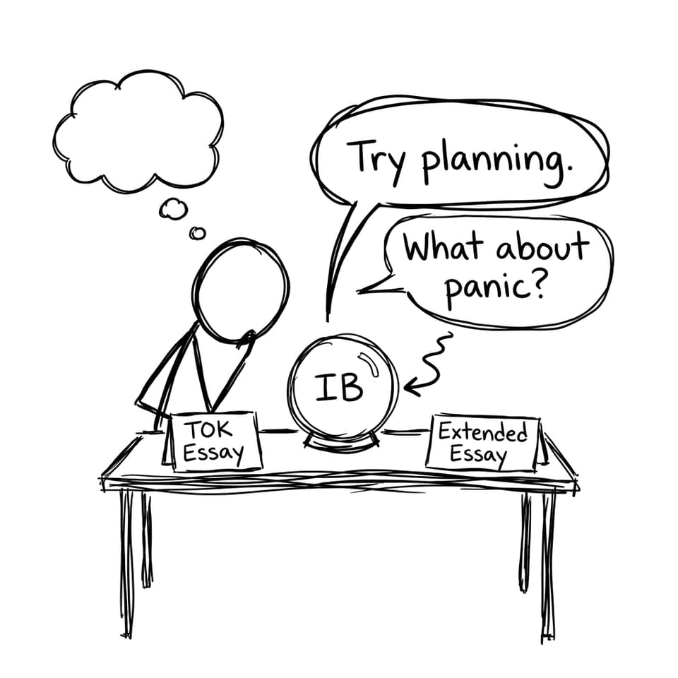 IB crystal ball planning vs panic