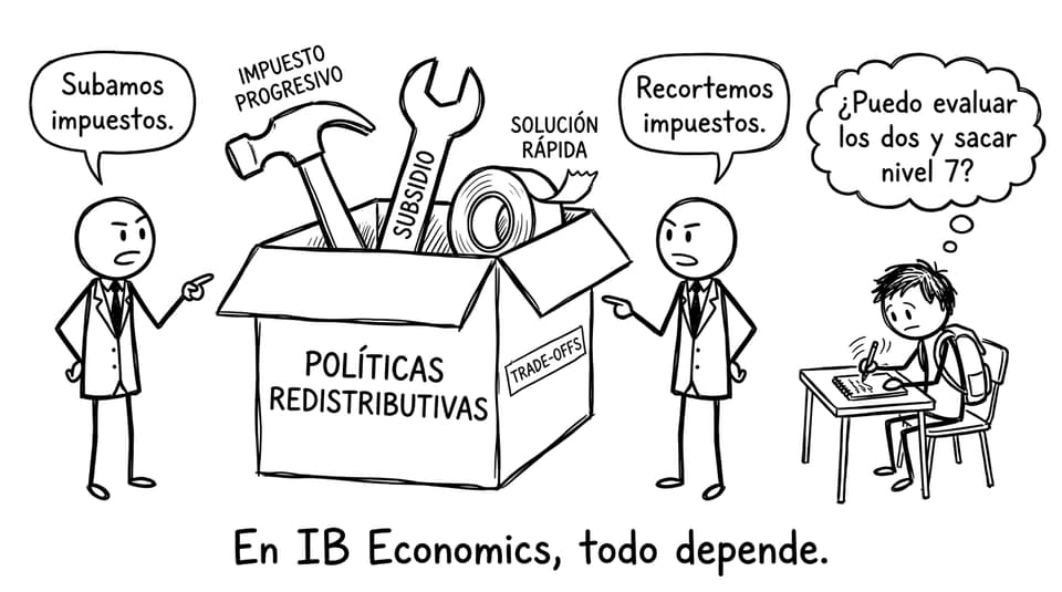 Políticas redistributivas y trade-offs