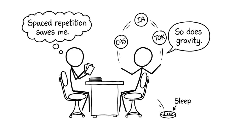 Flashcards vs juggling core components