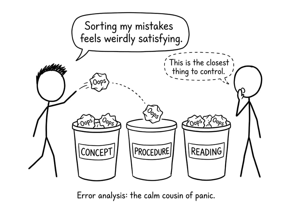 Sorting mistakes into bins