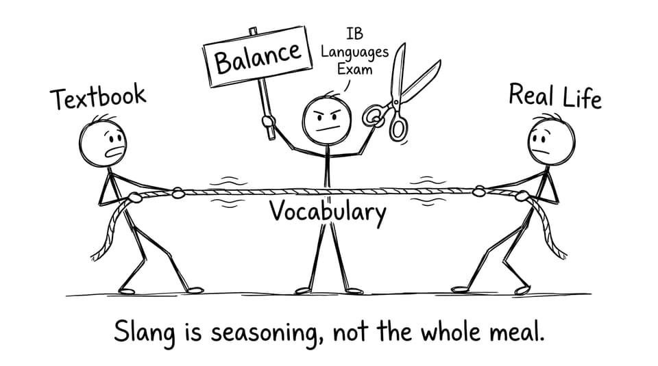 Tug of war between textbook and real life