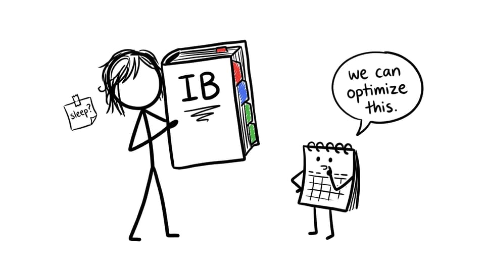 An IB student vs the planner