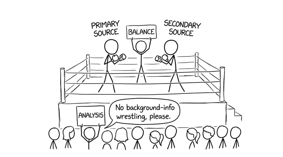 No background-info wrestling, please