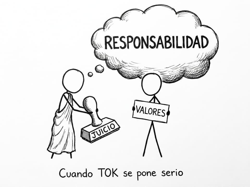 Chiste sobre juicio y valores
