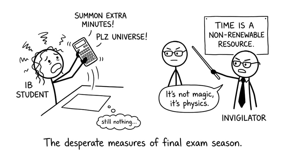 Student trying to summon extra minutes