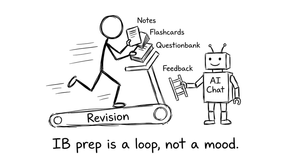 A funny IB revision loop comic