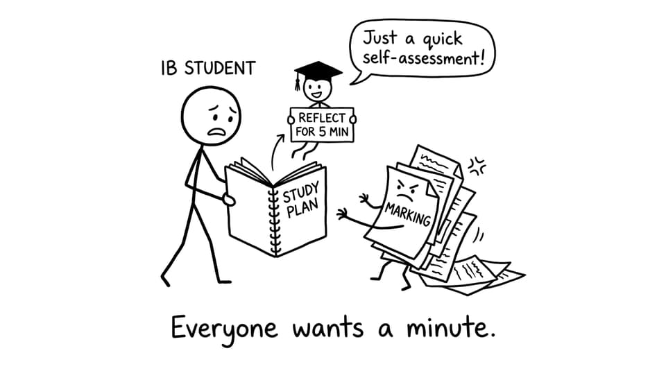 A tiny teacher pops out of a study planner