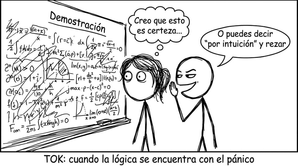 Comic TOK y demostración