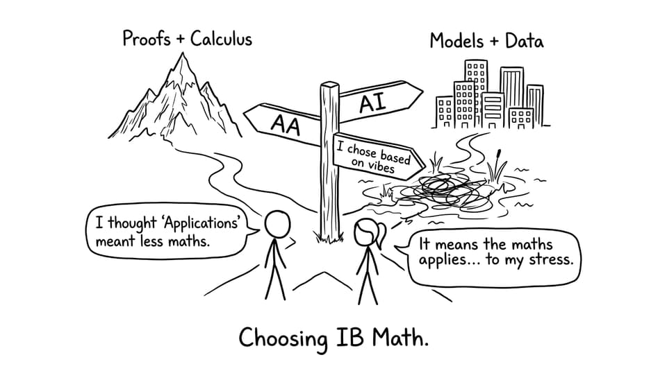 Choosing IB Math at the crossroads