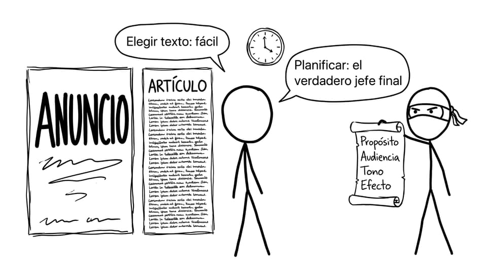 Comic: planificar es el jefe final