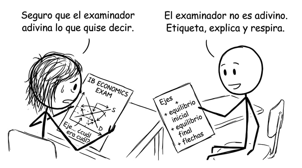 Estudiante y diagrama mal rotulado