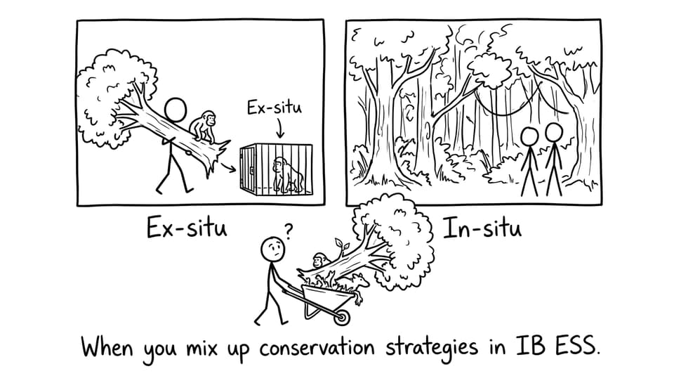 Mixing up in-situ and ex-situ conservation comic