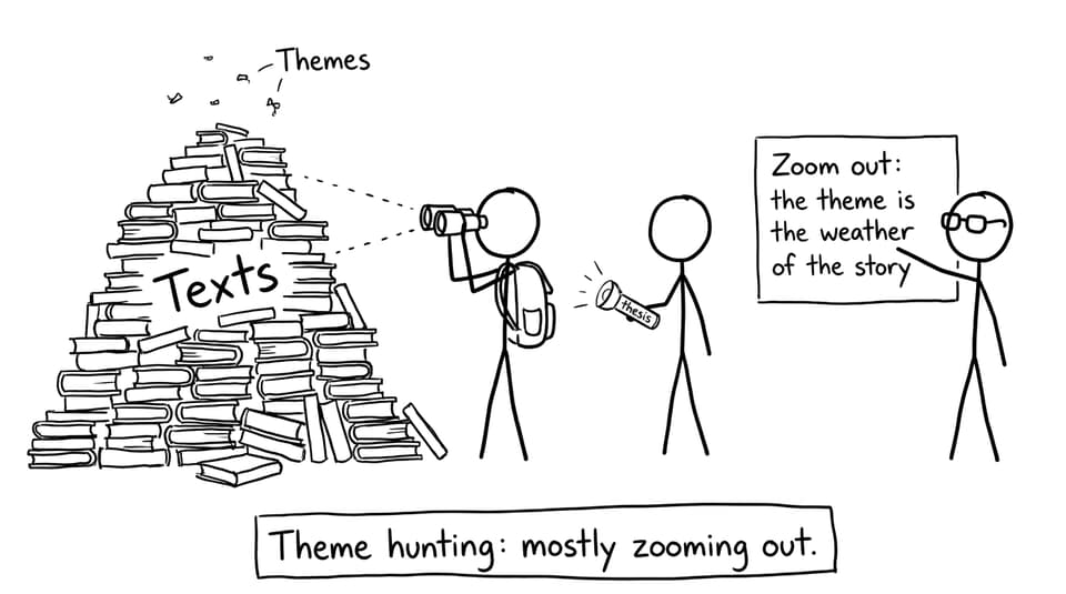 Theme hunting comic