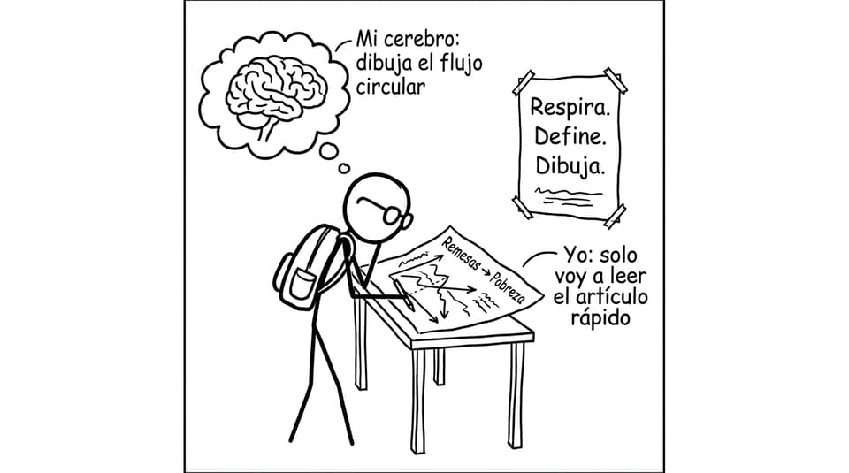 Estudiante IB y flujo circular