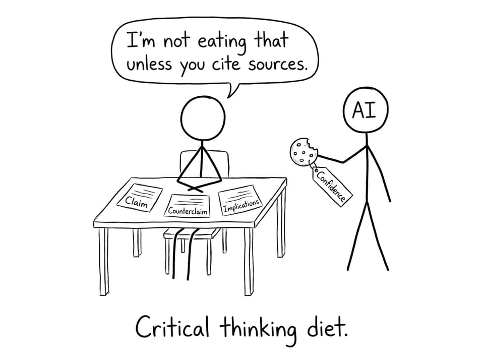 AI offers confidence cookie joke