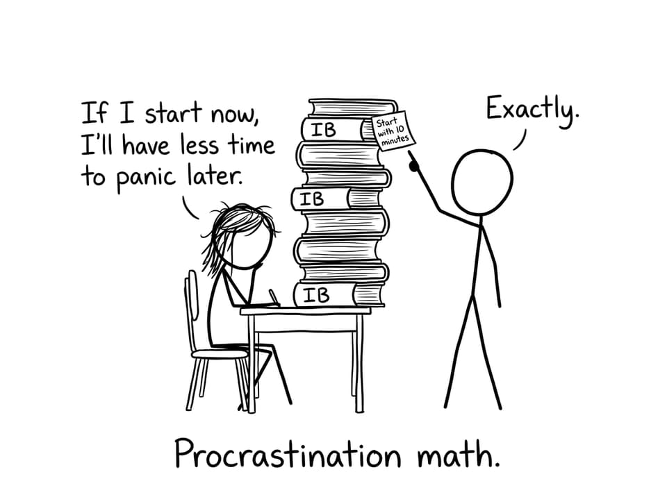 Student vs the IB stack: procrastination math