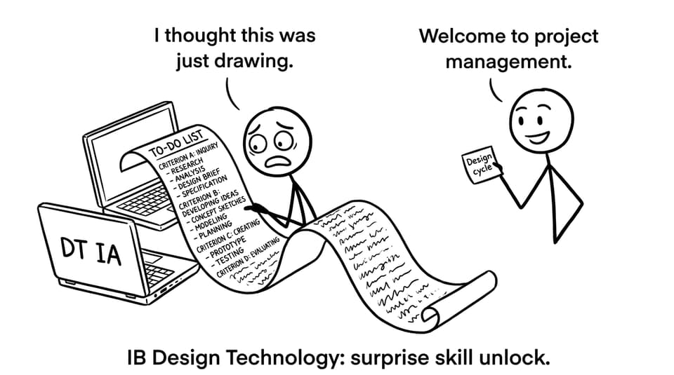 IB Design Technology: surprise skill unlock