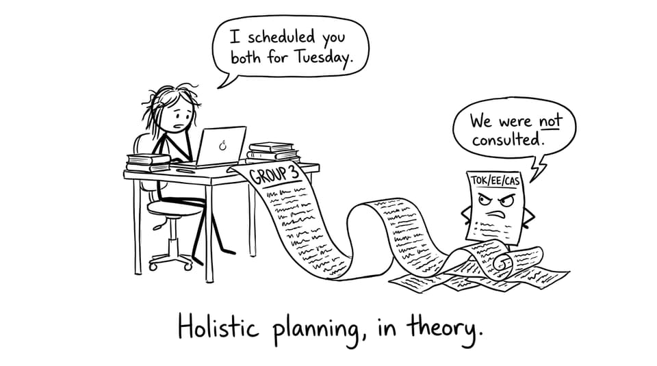 A funny IB planning comic