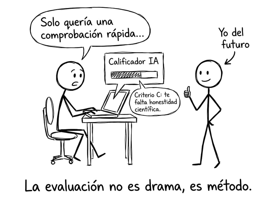 La evaluación no es drama, es método.