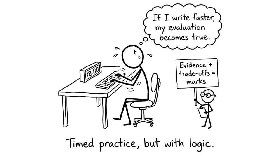 Timed practice, but with logic