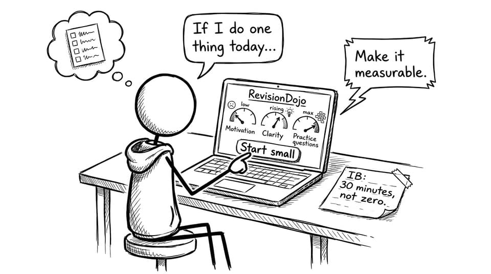 Start small dashboard comic
