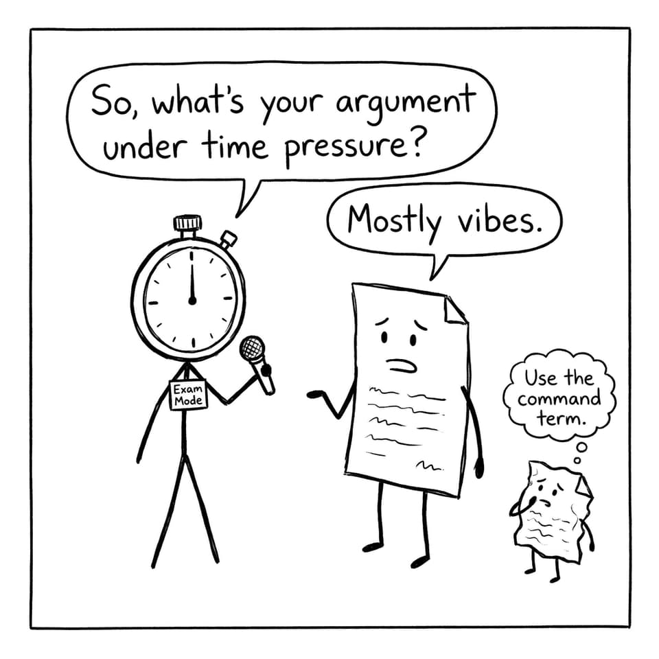Stopwatch interviewing an essay