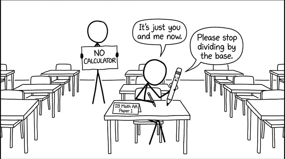 No-calculator Paper 1 comic