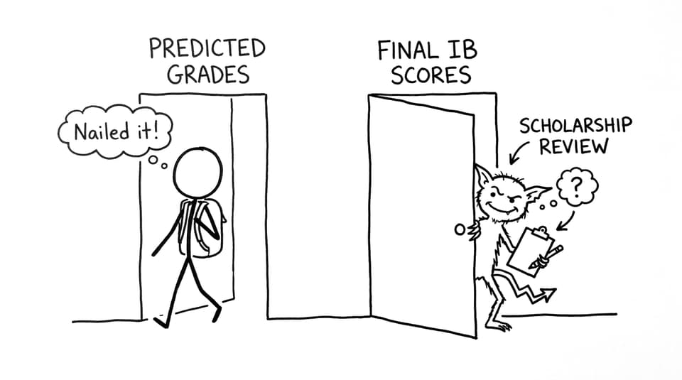 Predicted vs final doors comic