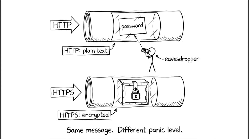 Same message. Different panic level.