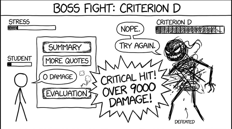 Criterion D boss fight