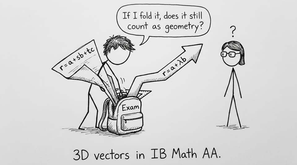 Folding a line and plane into the “Exam” backpack