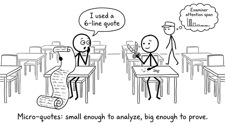 Micro-quote vs giant quote