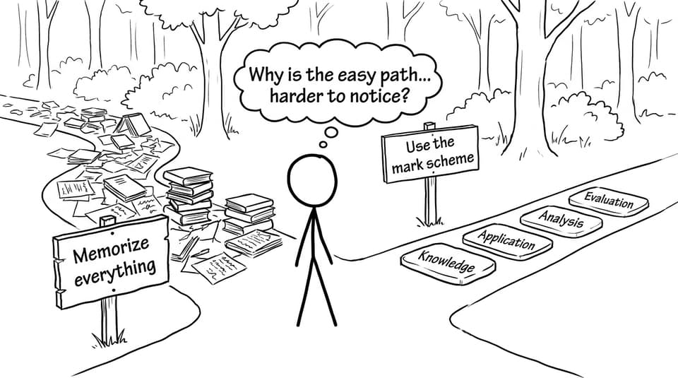 Why is the easy path... harder to notice?