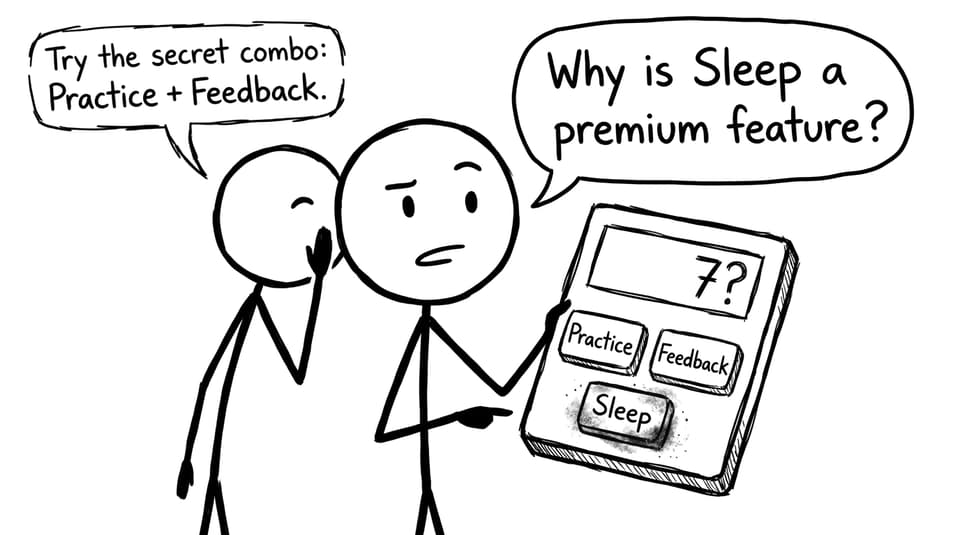 Calculator with Practice Feedback Sleep