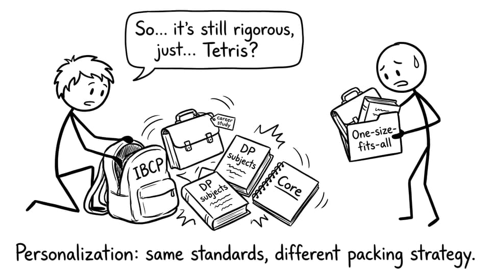 Personalization: same standards, different packing strategy.