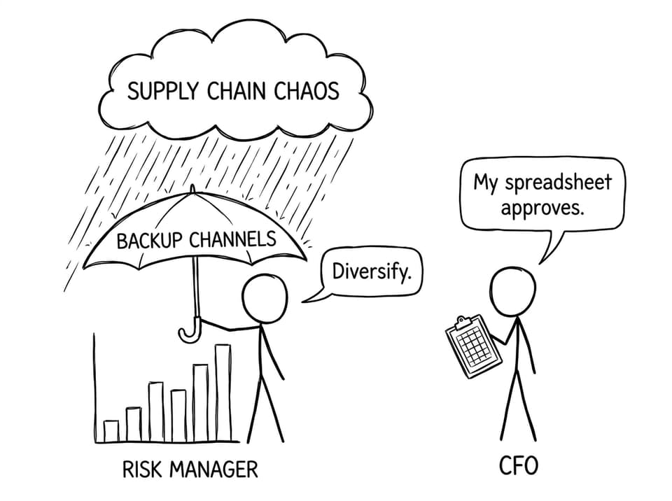 Diversify risk comic