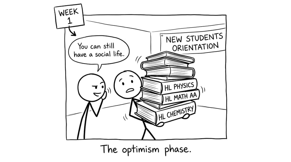 IB optimism phase comic