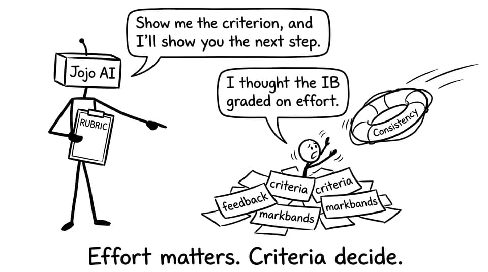Effort matters. Criteria decide.