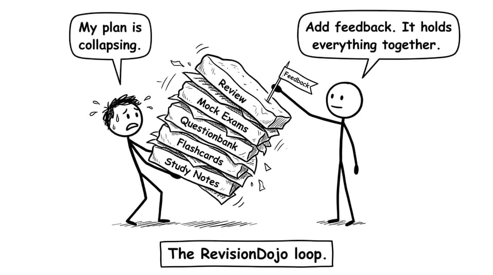 The RevisionDojo loop.