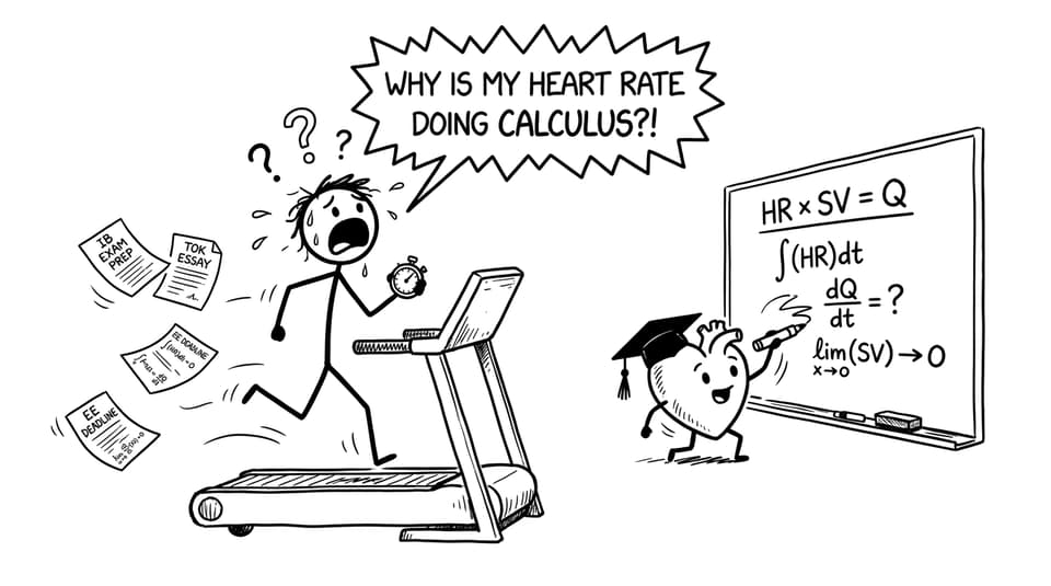 An IB student discovers HR x SV = Q the hard way