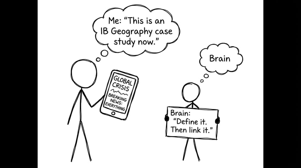 IB student turns headlines into an essay plan