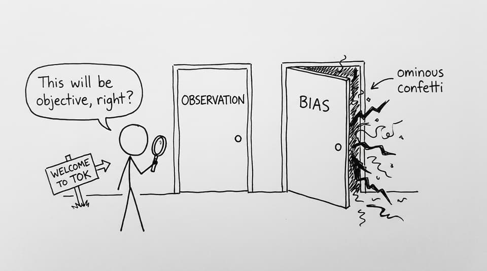 Two doors labeled Observation and Bias