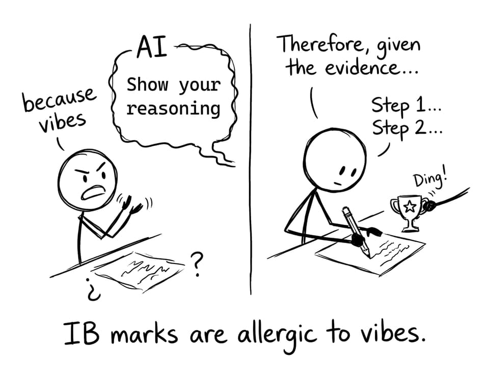 IB marks allergic to vibes