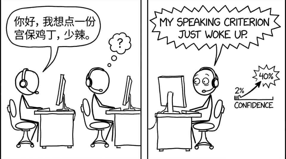 Voice chat triggers sudden “speaking criterion” panic
