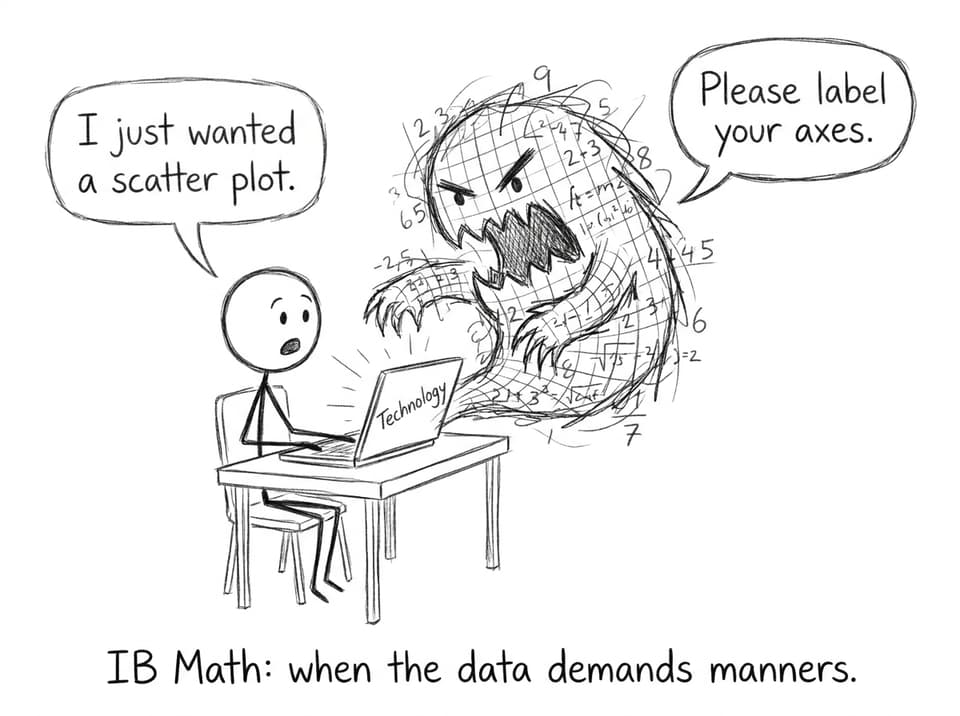 IB Math data manners comic