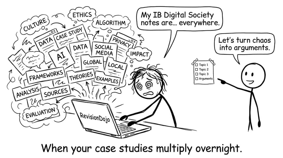A student’s notes chaos meets a checklist