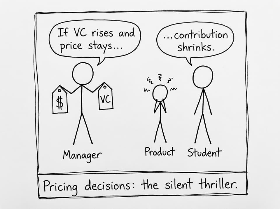 Pricing decisions: the silent thriller.
