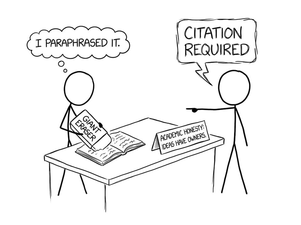Paraphrasing still needs citation